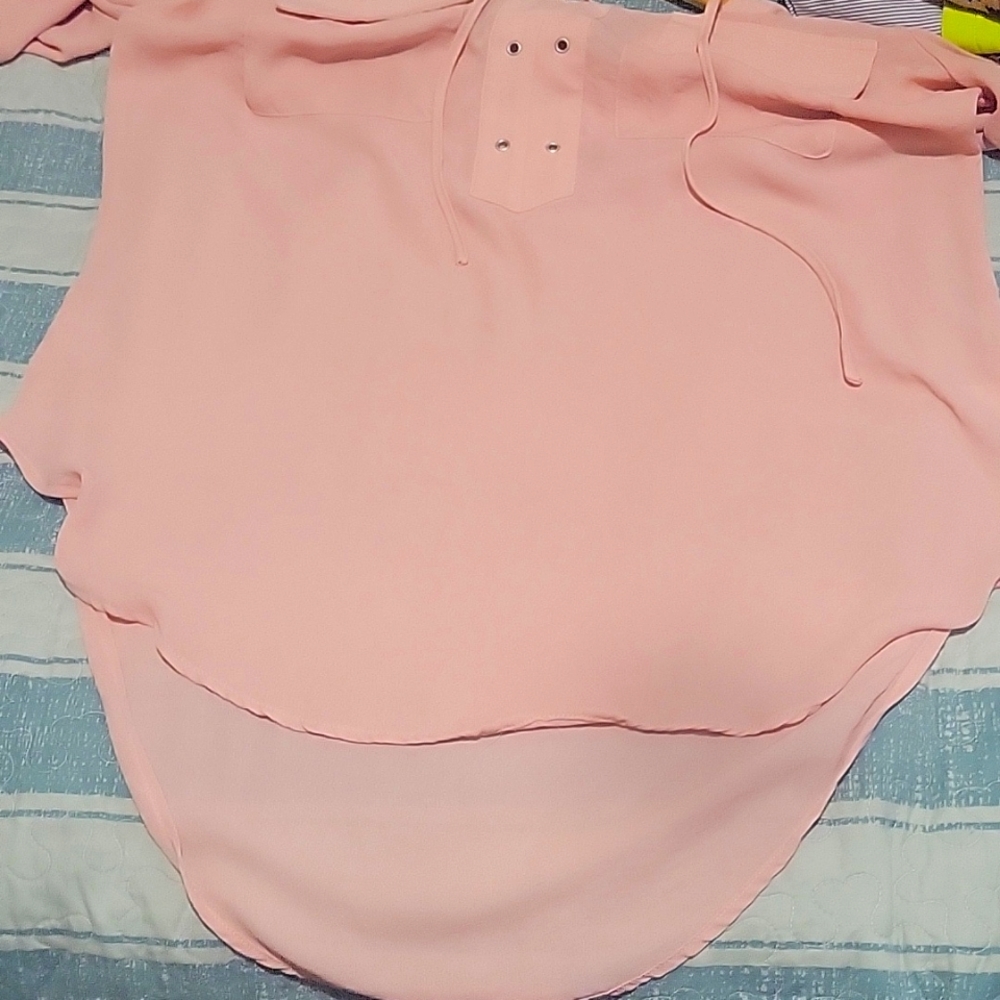 ANNA PINK BLOUSE - Picture 6 of 7